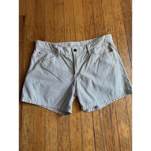 Joe's Jeans Shorts Women’s 30 White Gray Pinstripe Suko Denim 5-Pocket